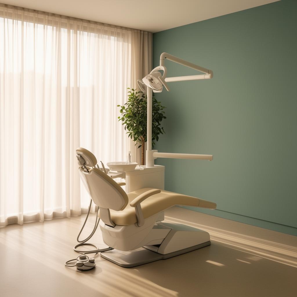 Inside a Griffith Family Dental treatment room — calm, sunlit, modern
